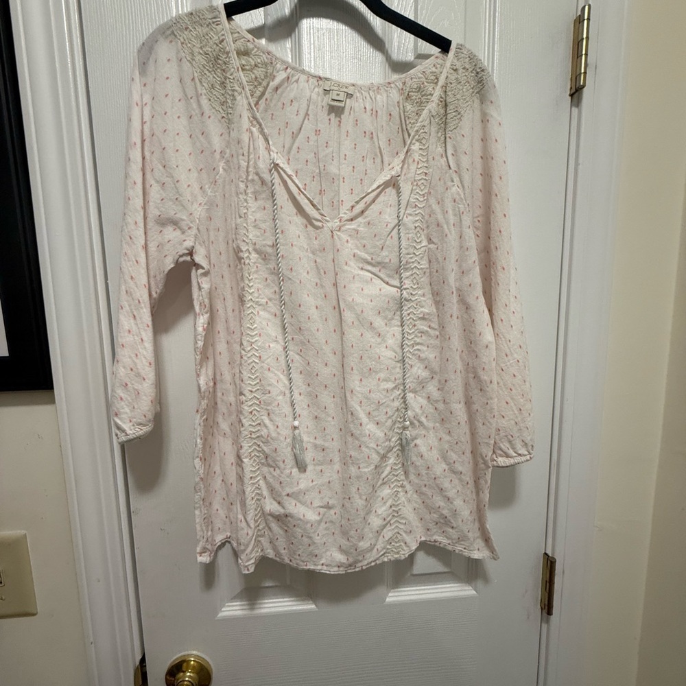 J. Crew Peasant Blouse